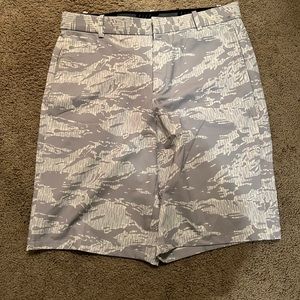 Nike dri fit camo golf shorts
